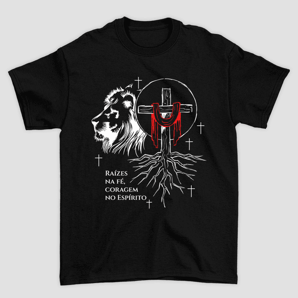 Camiseta Básica Raízes e Coragem