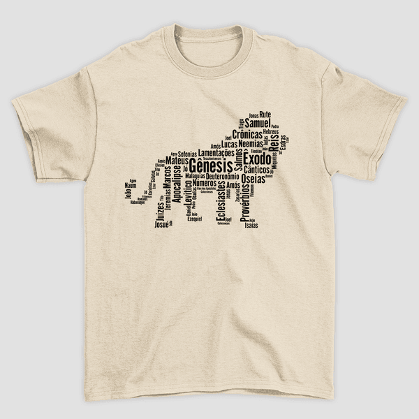 Camiseta Básica Livros da Bíblia