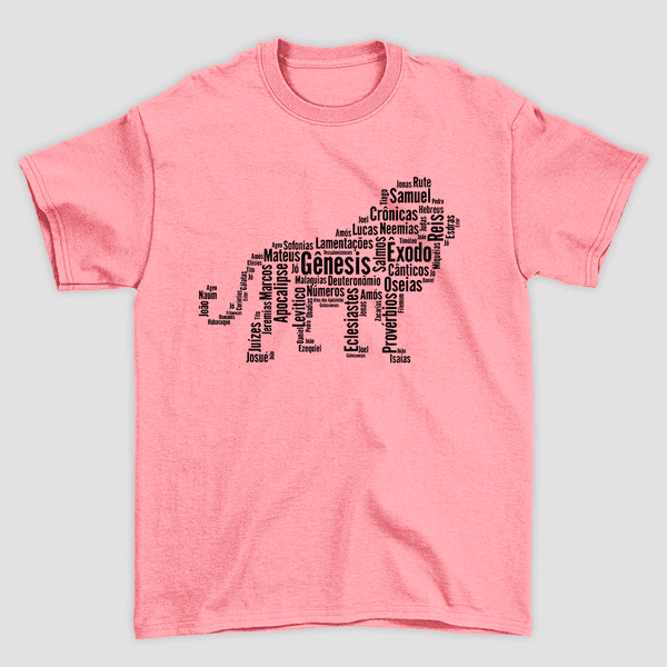 Camiseta Básica Livros da Bíblia