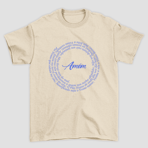 Camiseta Básica Oração Pai Nosso