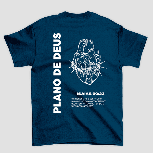 Camiseta Básica Planos de Deus