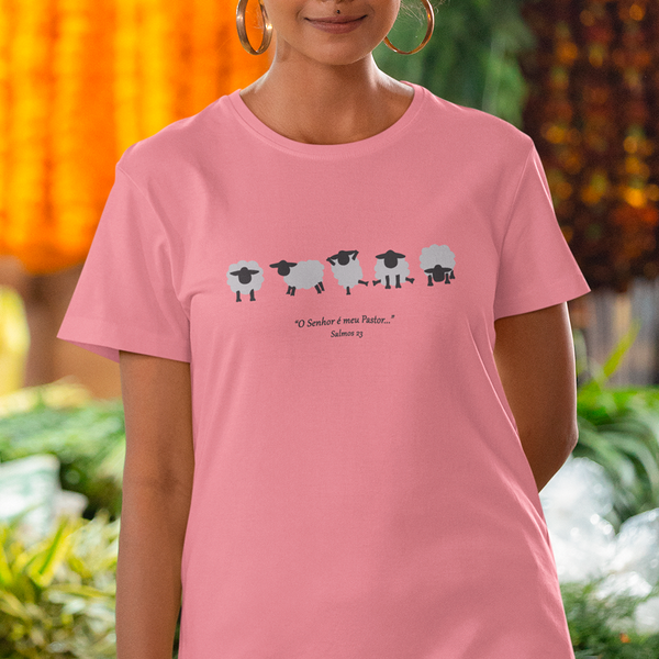 Camiseta Básica O Senhor é meu Pastor