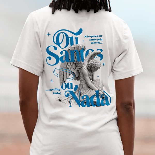 Camiseta Básica Santos ou Nada