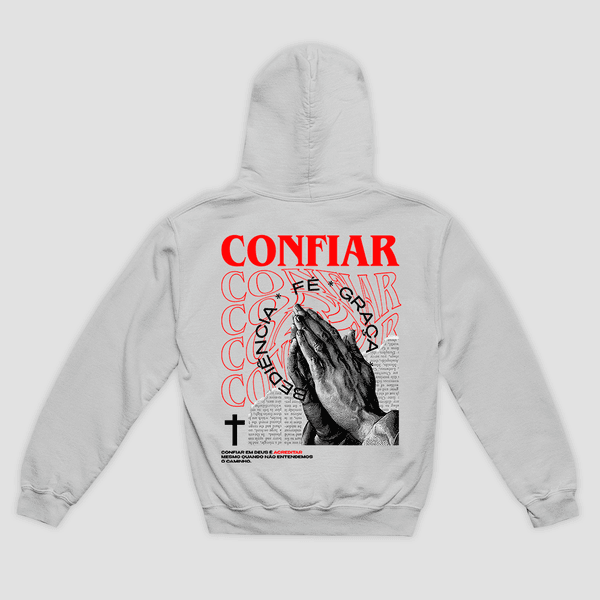 Moletom Canguru Confiar em Deus