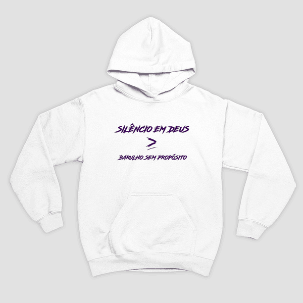 Moletom Canguru Deus Maior Que Barulho