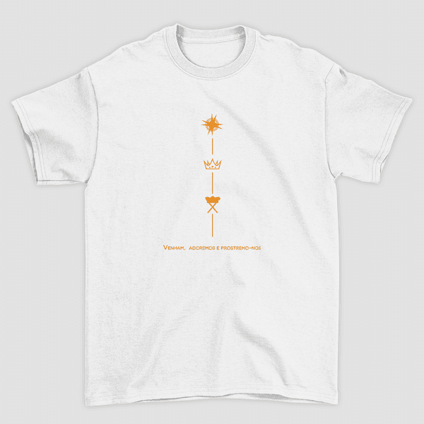 Camiseta Básica Adoremos e Prostremo-nos