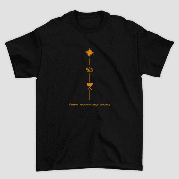 Camiseta Básica Adoremos e Prostremo-nos