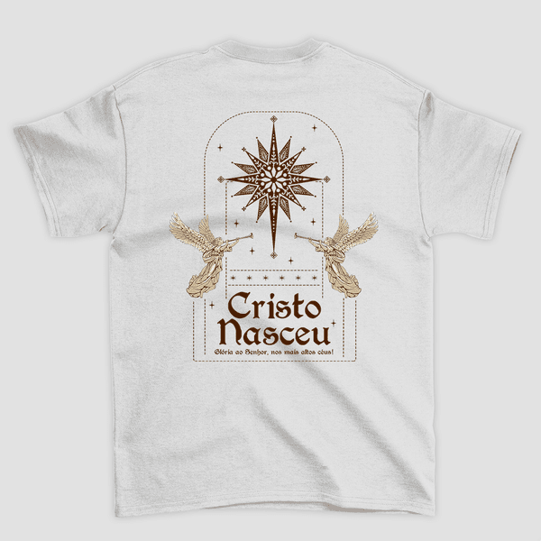 Camiseta Básica Cristo Nasceu