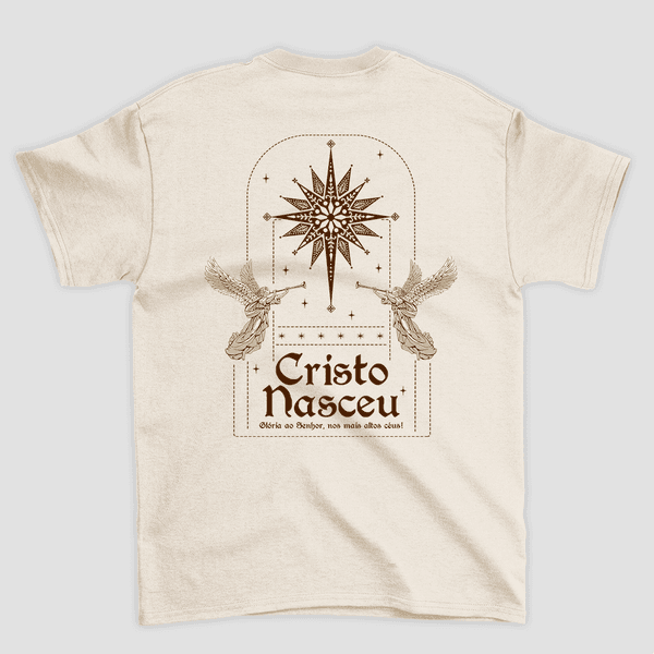 Camiseta Básica Cristo Nasceu