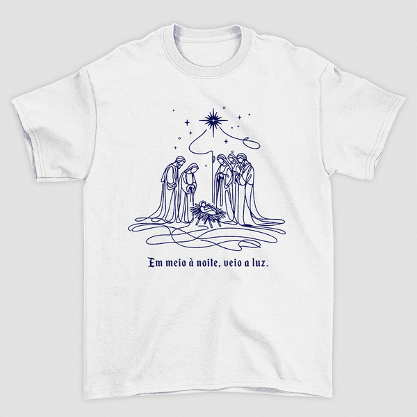 Camiseta Básica A Luz na Noite