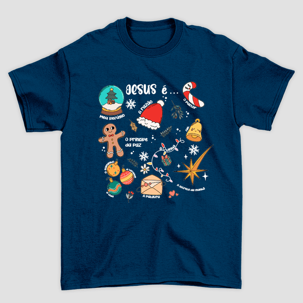 Camiseta Básica Natal é Jesus