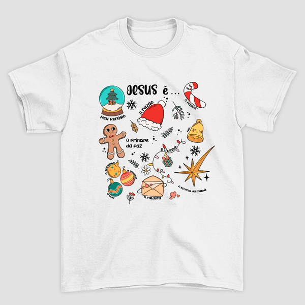 Camiseta Básica Natal é Jesus