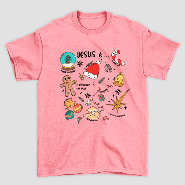 Camiseta Básica Natal é Jesus