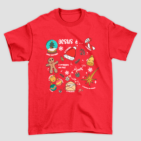 Camiseta Básica Natal é Jesus