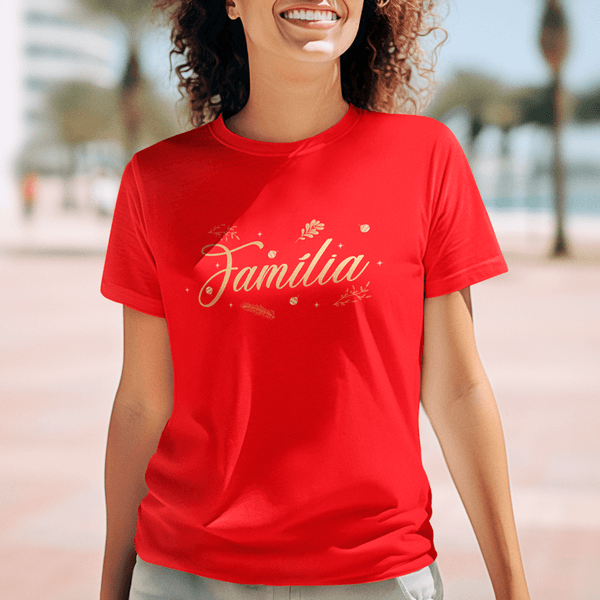 Camiseta Básica Família Natal