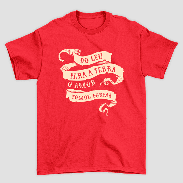 Camiseta Básica O Amor Nasceu