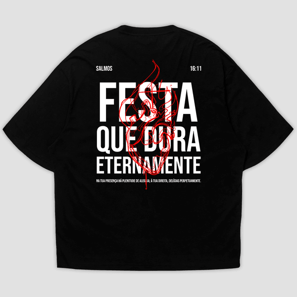 Camiseta Oversized Plenitude de Alegria