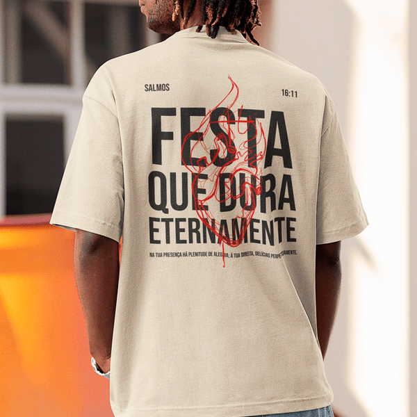 Camiseta Oversized Plenitude de Alegria