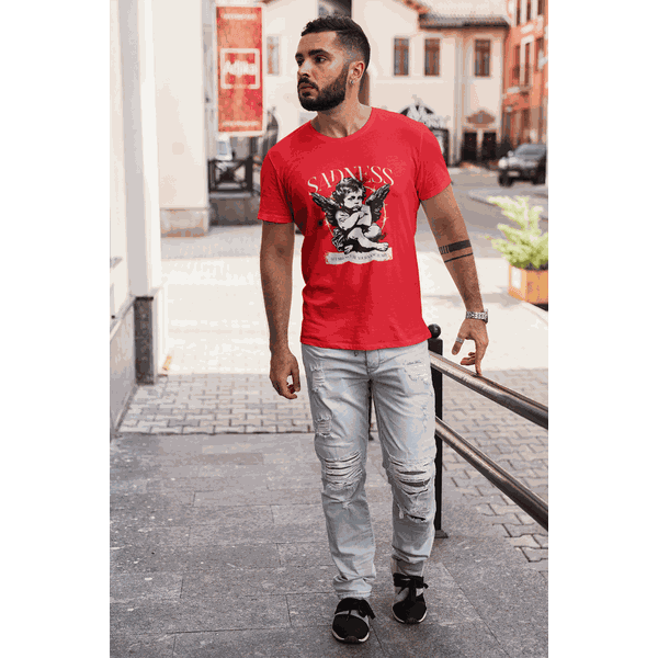 Camiseta Básica Angel Anjo Sadness