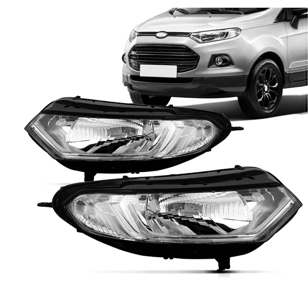 Farol Ecosport 2013 á 2017 - Cromado