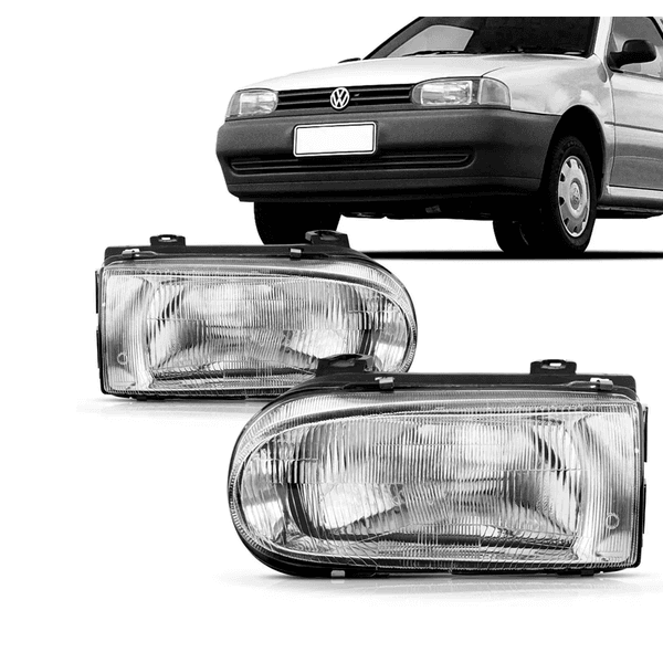 Farol Gol, Parati e Saveiro Bola G2 - 1995 á 2000 - C/ Encaixe Modelo Cibié