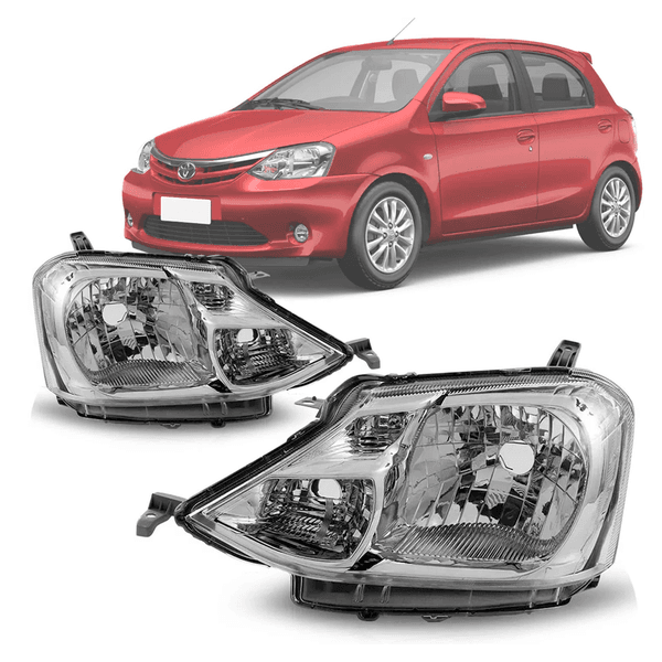 Farol Etios 2013 á 2016 - Carcaça Cinza