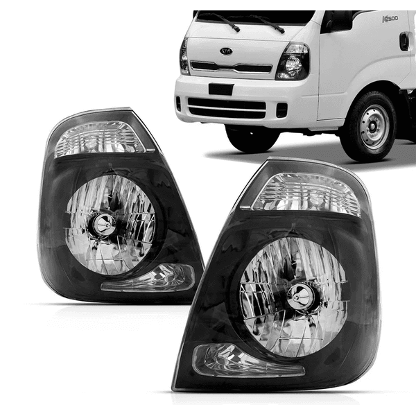 Farol Kia Bongo 2012 Em Diante - Máscara Fumé