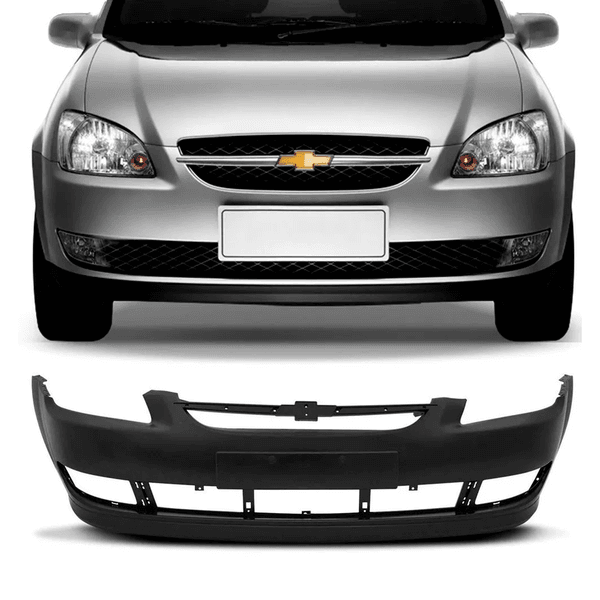 Para-choque Dianteiro Corsa 2011 Em Diante - Preto Liso