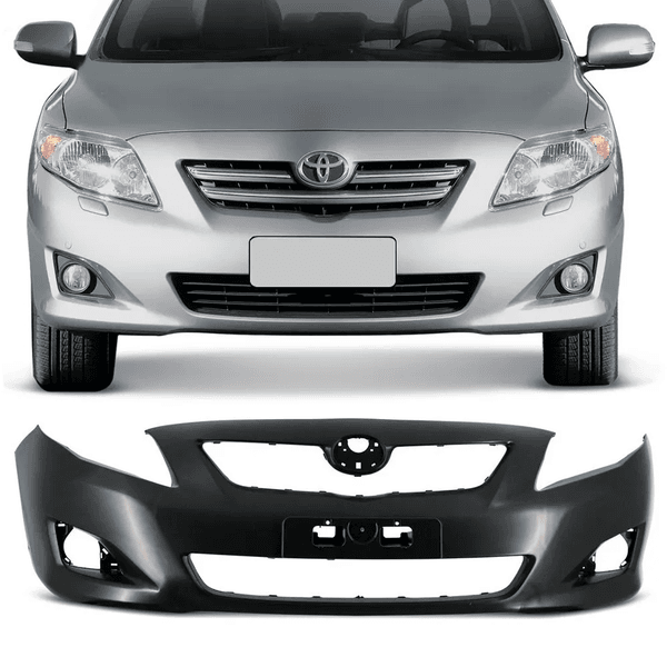 Para-choque Dianteiro Corolla De 2009 á 2011 - Preto Liso