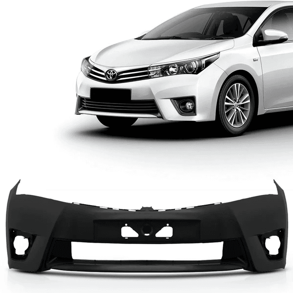 Para-choque Dianteiro Corolla De 2015 á 2017 - Preto Liso