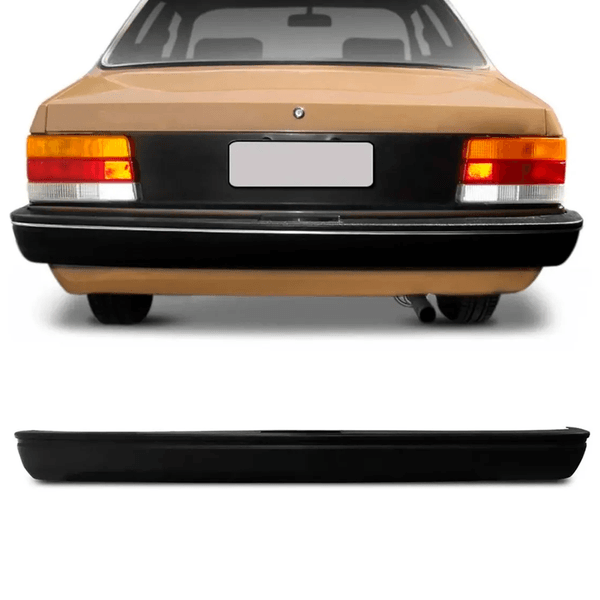 Para-choque Traseiro Chevette De 1983 á 1986 - Preto S/ Furo