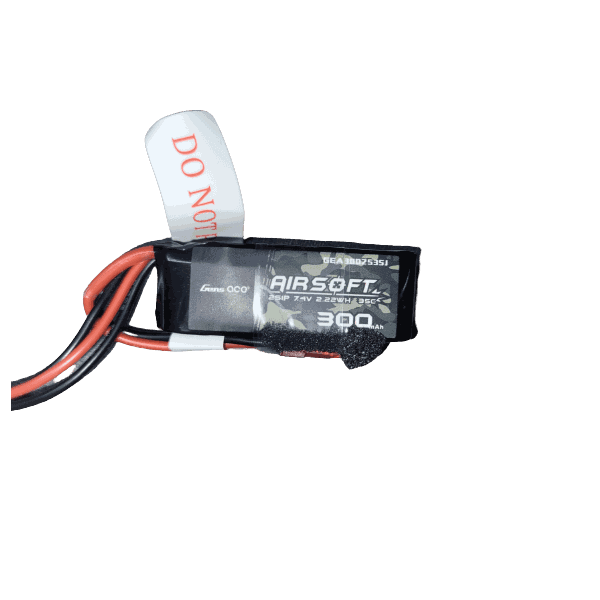 Bateria airsoft lipo para AEP Gens ace 300mAh 7.4v 35c
