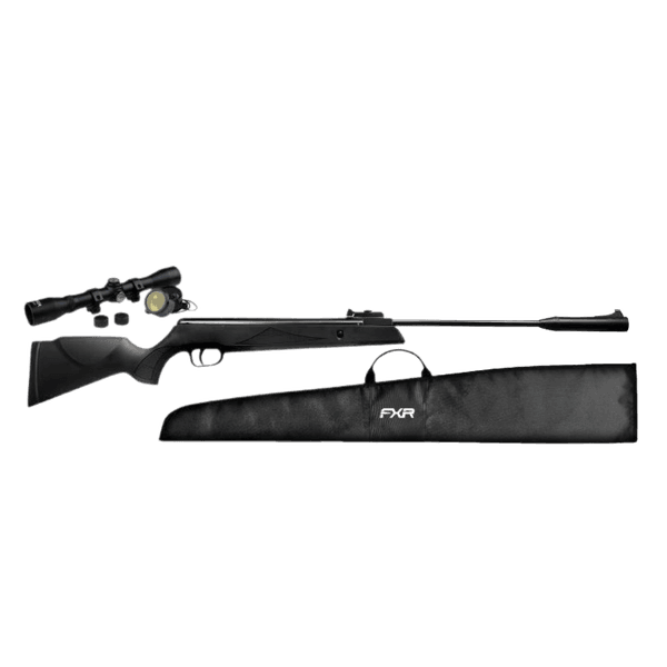 Combo FXR Carabina Black Hawk 5.5mm + Capa FXR + Luneta FXR 4x32 (11mm)