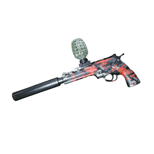 Pistola Elétrica de Bolinhas de GEL Orbeez - Vermelho - Branca