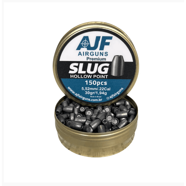 Chumbinho Slug 5.52mm .22 30gr Ajf Airguns 150un