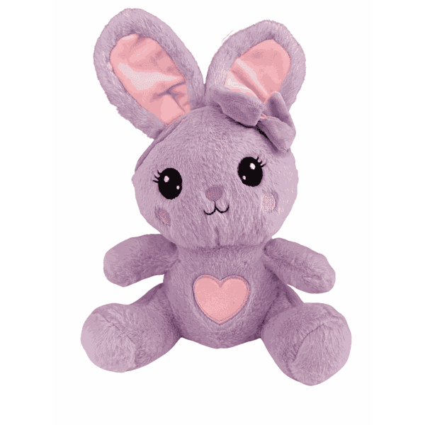 Coelho de Pelúcia com Coração 20cm Sortido FEC7555 Fizzy