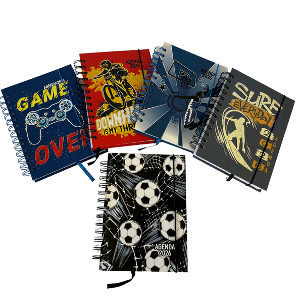 Agenda 2026 Esporte Interponte AG26028 | Modelo Sortido com Capas Esportivas