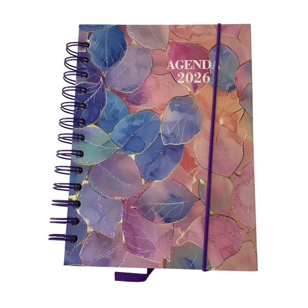 Agenda 2026 Floral Interponte AG26020 | Capa Sortida com Estampas Florais