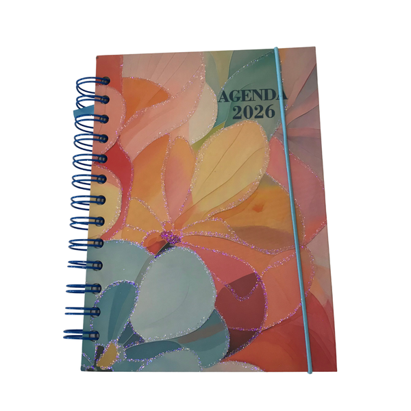 Agenda 2026 Floral Interponte AG26020 | Capa Sortida com Estampas Florais