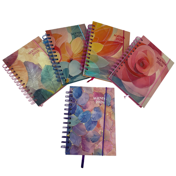 Agenda 2026 Floral Interponte AG26020 | Capa Sortida com Estampas Florais