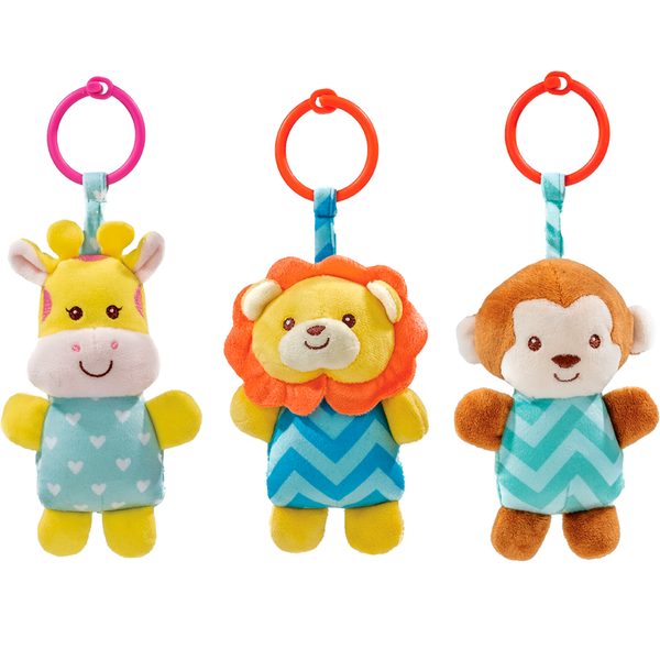 Pelúcia Bichinhos Animal Fun Sortido 13145 Buba | Macia, Colorida e Ideal para Bebês