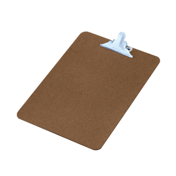 Prancheta de Madeira com Prendedor Metálico Bacchi