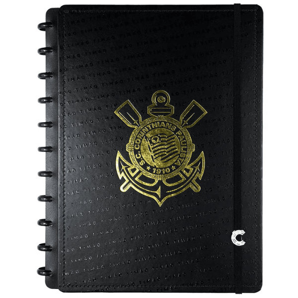 Caderno Universitário Corinthians 80 Folhas CIGD4152 Caderno Inteligente