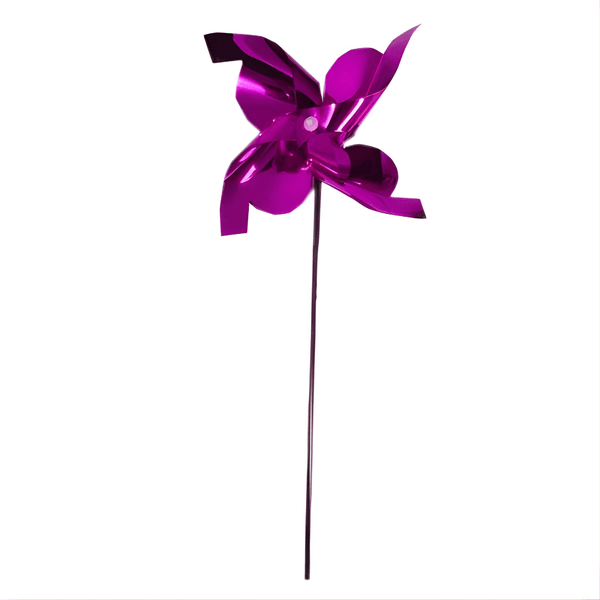 Catavento Metalizado Pink – Kit com 12 Unidades Real Seda