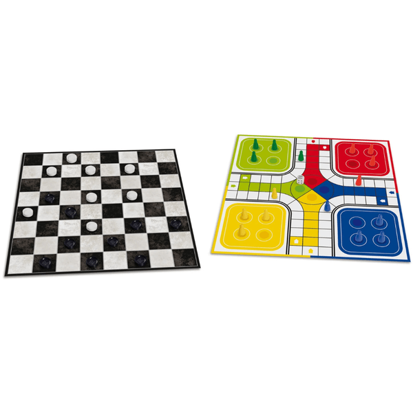 Jogo Dama e Ludo 2 em 1 – Nig Brinquedo Clássico Educativo em Tabuleiro