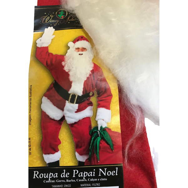 Roupa de Papai Noel em Feltro – Wincy NTG1601