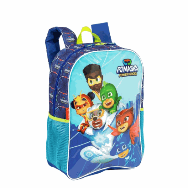 Mochila Masculina PJ Masks Azul e Verde 066331-00 Sestini