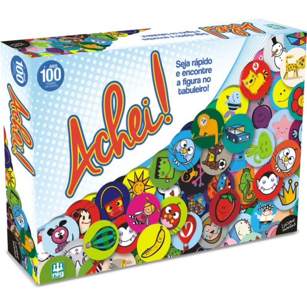 Jogo Achei – Nig Brinquedo Educativo de Observação e Rapidez Visual