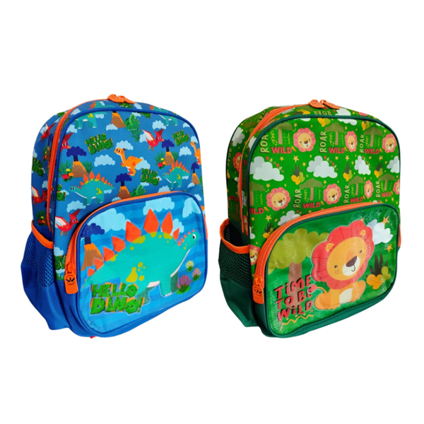 Mochila Infantil Masculina Baby Leão ou Dino Sortida BPC21883 Winth | Leve, Divertida e Confortável
