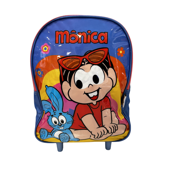 Mochilete Feminina Mônica Azul IC42672 Luxcel